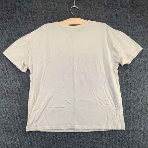 Guns N Roses Men's Spell Out T-Shirt Cream Large Short Sleeve Crew Neck - Picture 7 of 13